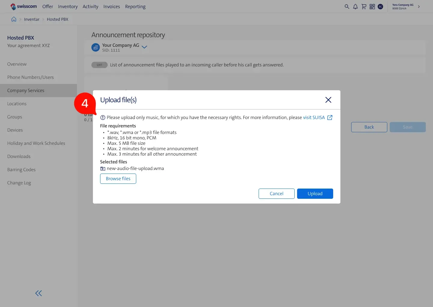 Announcement repository (new)